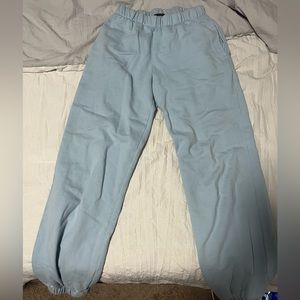 light blue brandy sweatpants